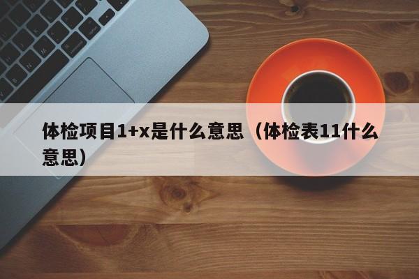 体检项目1+x是什么意思(体检表11什么意思)